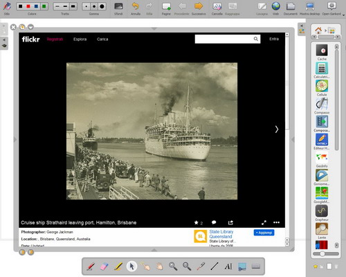Immagine di una nave d'epoca a Brisbane - Australia