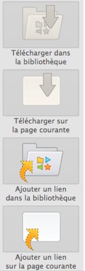 Catturare file multimediali Immagine dei comandi per catturare file multimediali