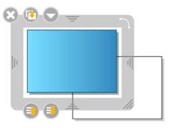 Spostamento su livelli Immagine che esemplifica lo spostamento degli oggetti su livelli differenti