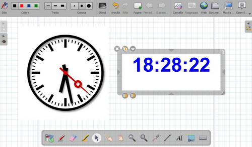 Immagine dell'orologio digitale