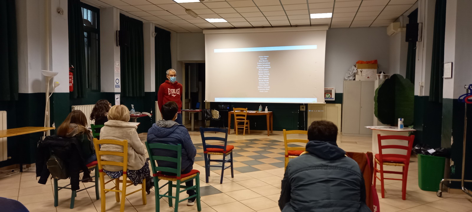 La discussione al termine della proiezione