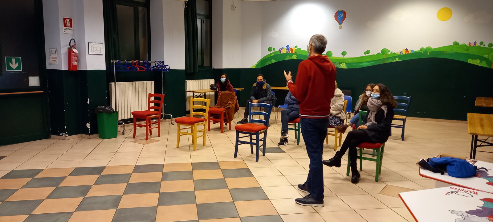 La discussione al termine della proiezione