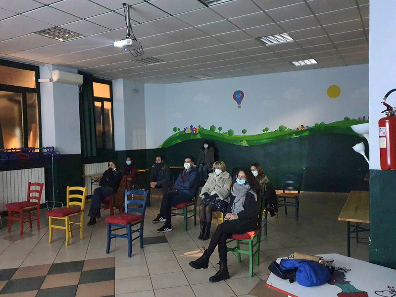 La discussione al termine della proiezione
