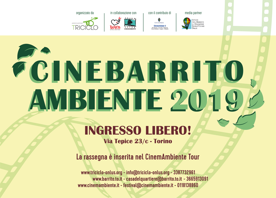 CineBarrito Ambiente 2019 Volantino A6 fronte CineBarrito Ambiente 2019 Volantino A6 fronte