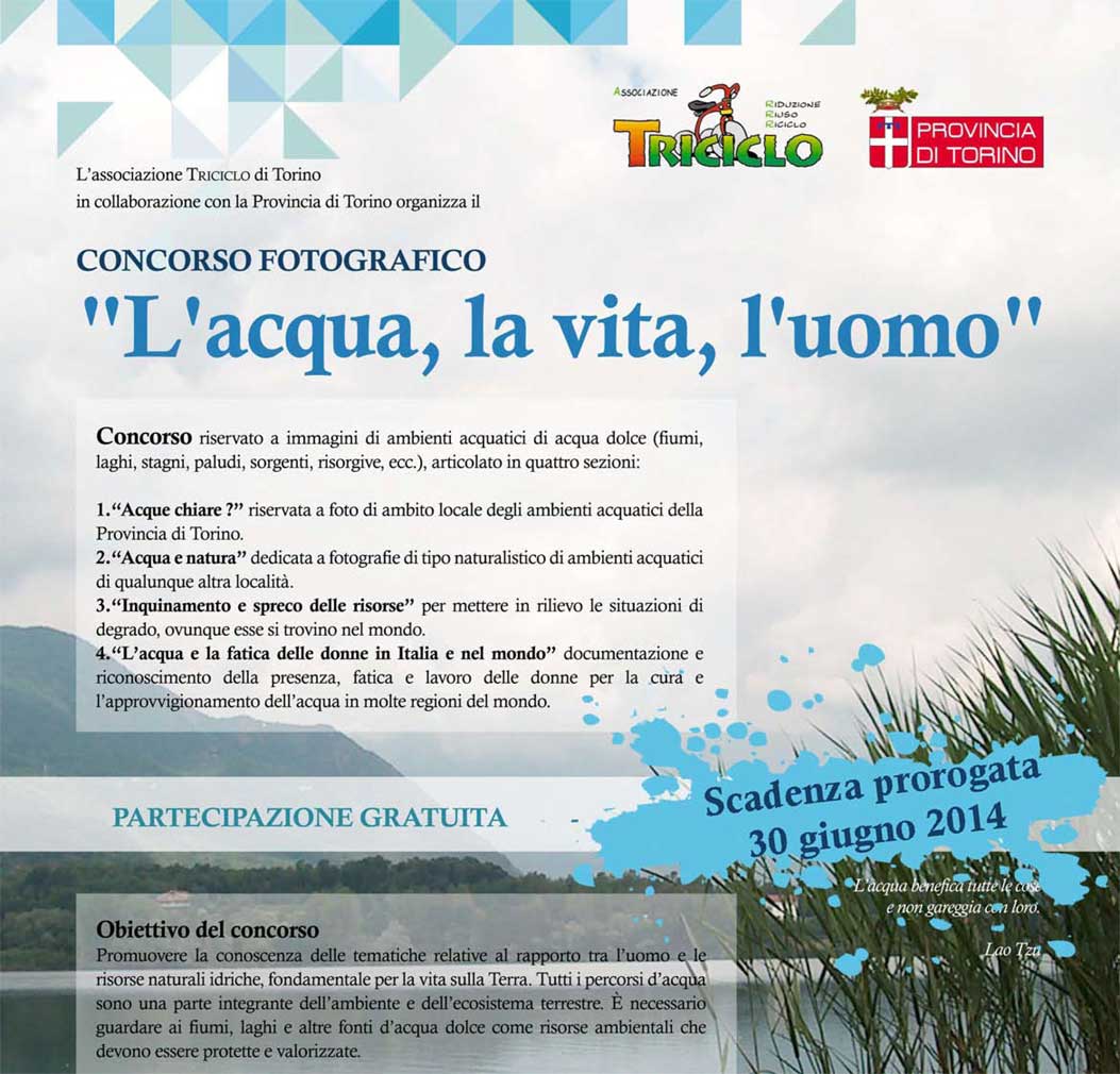Particolare della locandina del concorso