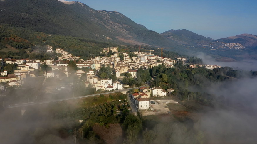 Veduta del paese Gagliano Aterno