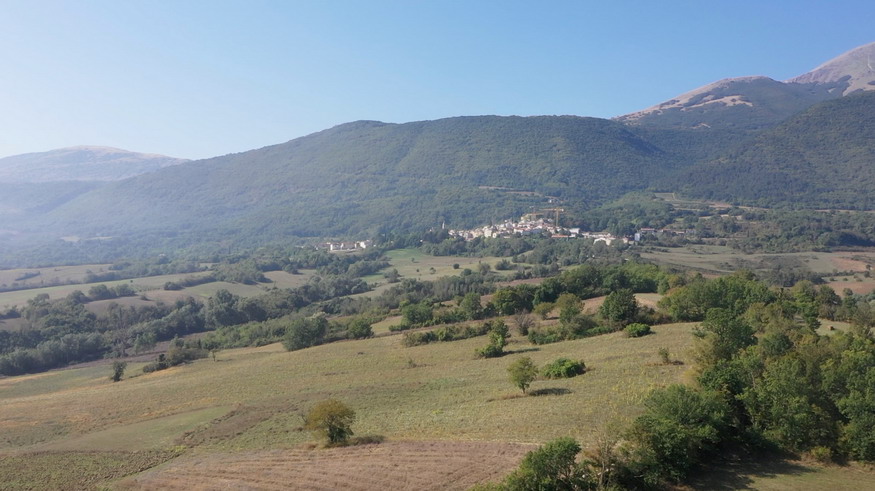 Veduta della zona di Gagliano Aterno