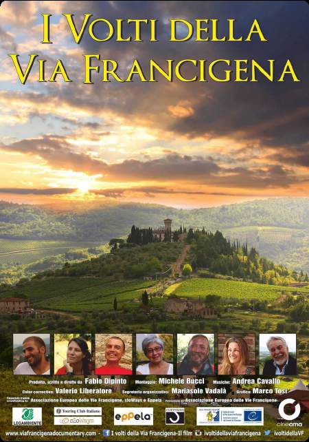 Il poster del film "I volti della Via Francigena" poster