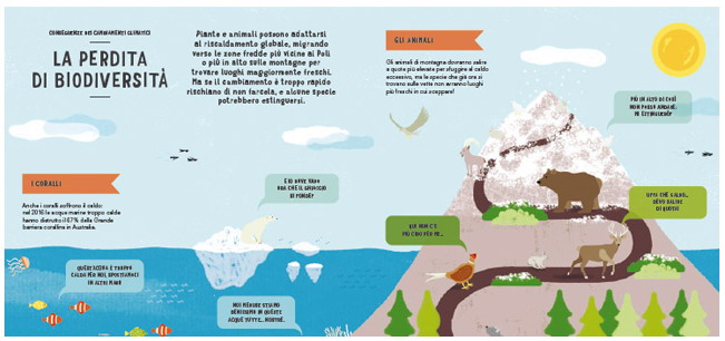 illustrazione "la perdita di biodiversità"